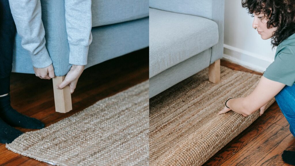 Rug Under the Sofa