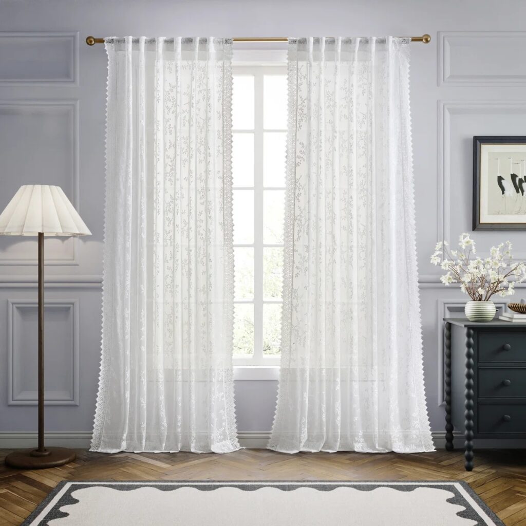 Living Room Sheer Curtains 
