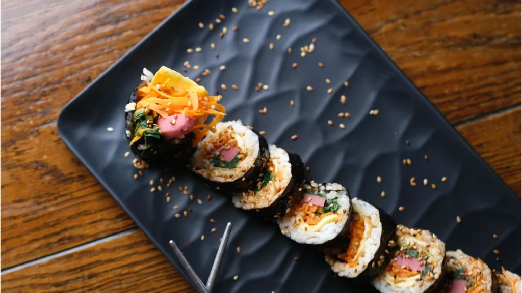 homemade spicy tuna hand roll